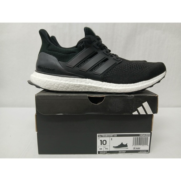 Adidas Ultraboost 1.0 Running Shoes HQ4201 Black Mens Size 10 Sneakers